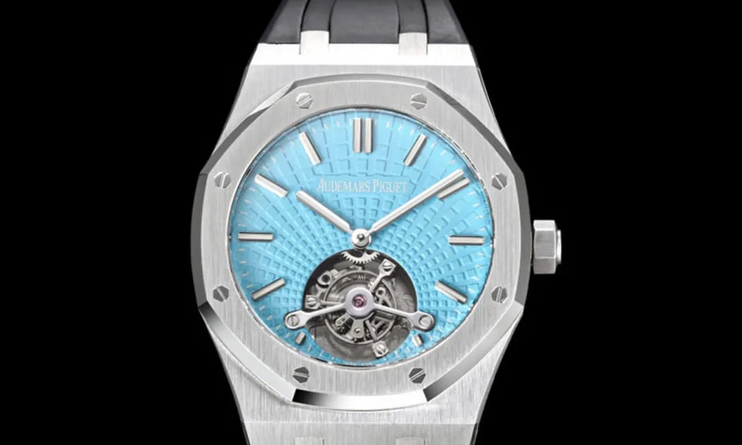 Audemars Piguet Royal Oak Tourbillon 26530PT.OO.1220PT.01 R8 Factory 1:1 Best Edition Replica Watch Black Strap